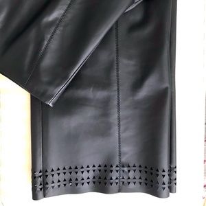 Genuine leather pants